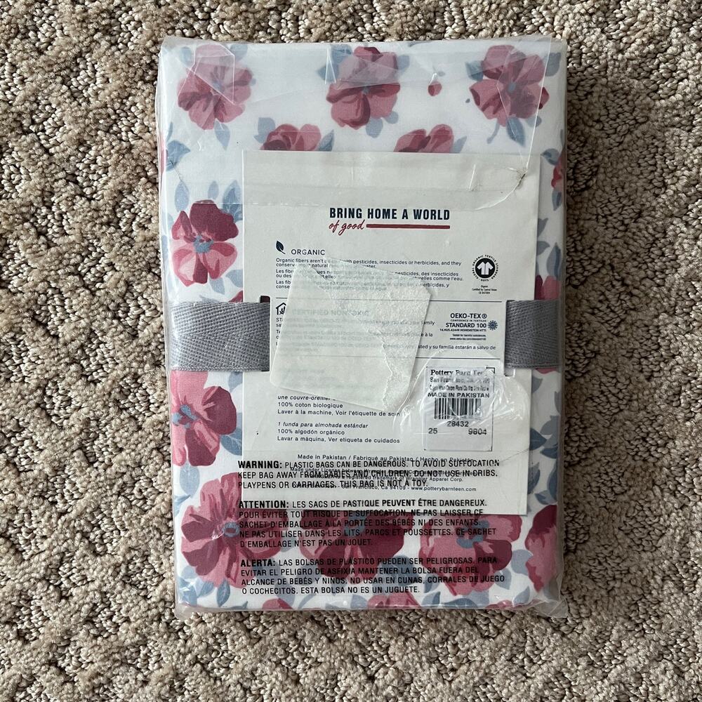 Wrangler x Pottery Barn Teen Organic Ombre Floral Standard Pillow Sham - Picture 2 of 2